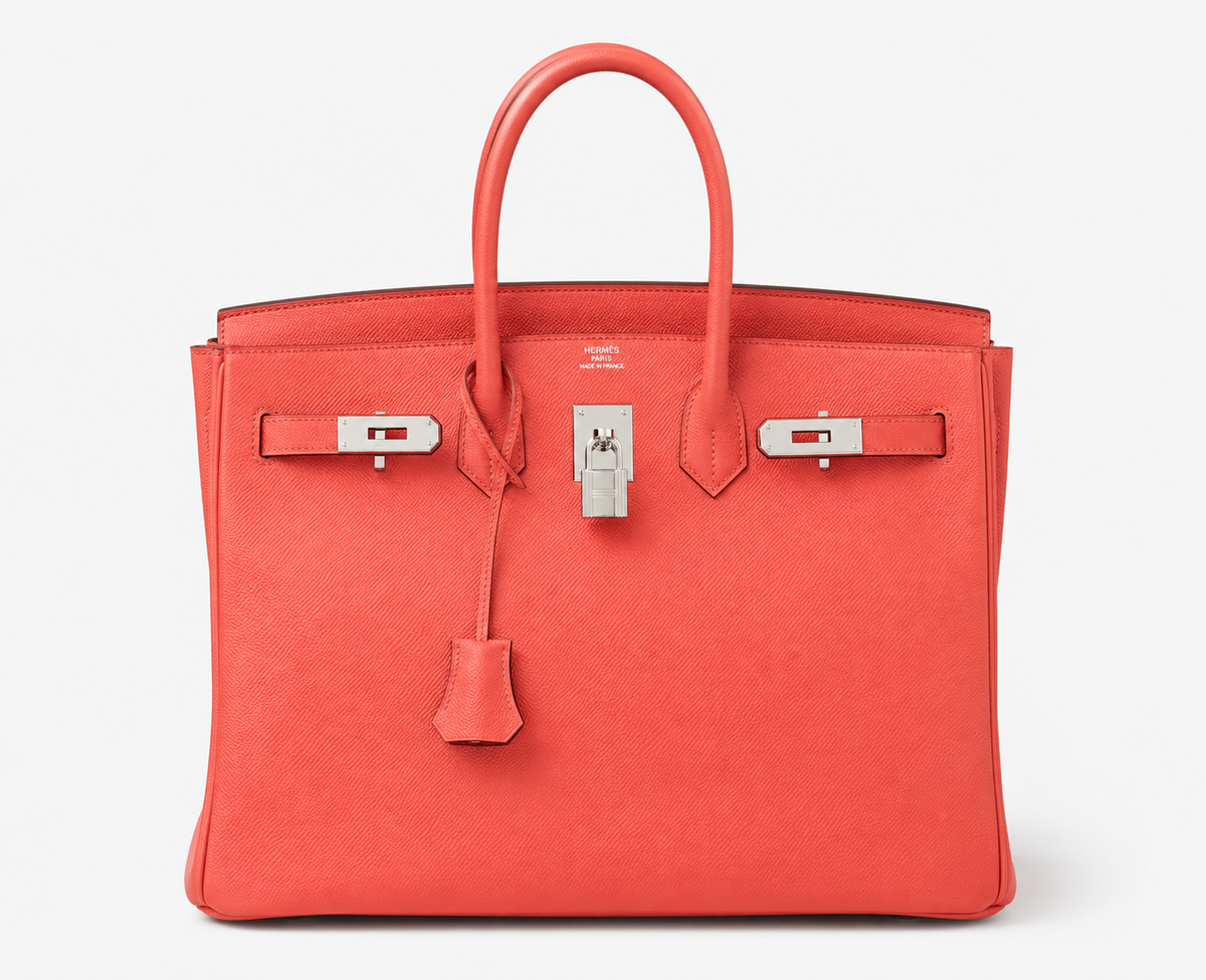 Hermès Birkin 35 — Rose Azalée Epsom / Palladium Hardware