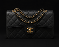 Chanel Medium Classic Double Flap — Black Caviar / Gold Hardware